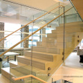 Stainless steel stair handrail fittings for stair systems